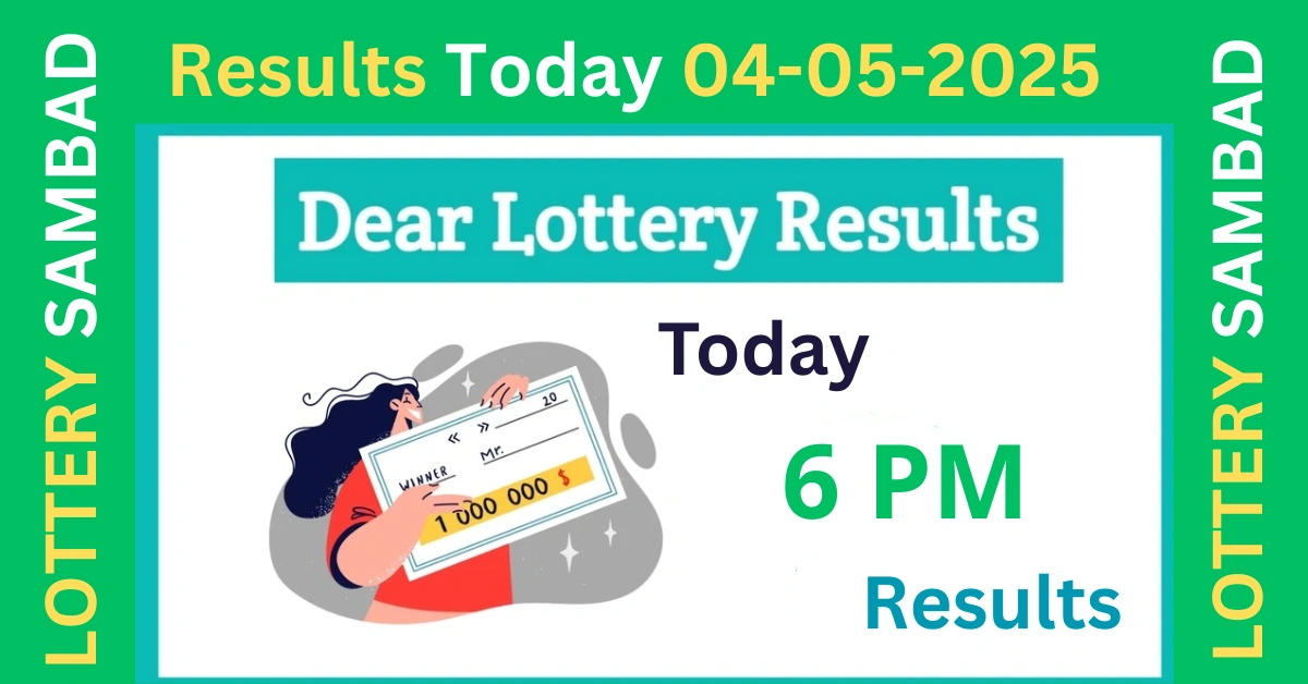 Lottery Sambad Today Result 6 PM